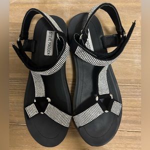 Like New Steve Madden Embellished Sandals Size 8